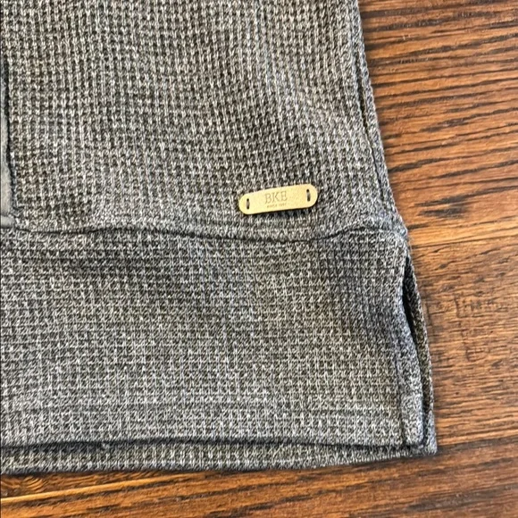Men's large BKE grey Hoodie trendy, like new worn once - Picture 3 of 8